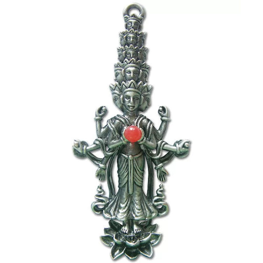 Befreiung Anhänger Schmuck  buddhistisch Buddha Amitabha 39x19mm