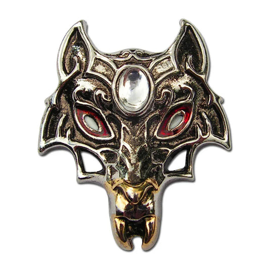 Schmuckanhänger Wolfsmaske Briar Kinder der Nacht - Wolf Hund - 26x32mm