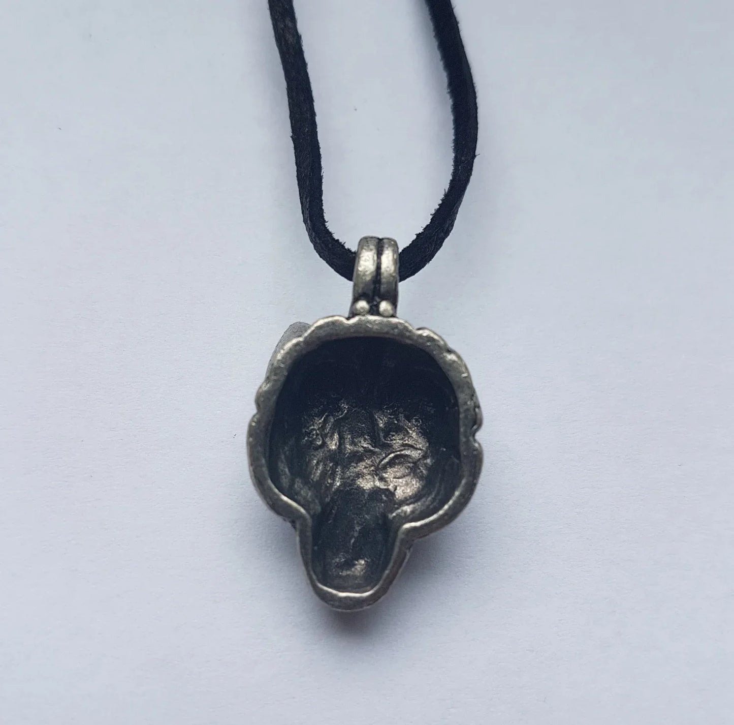 Wikingerwolf Fenrir Loki versilbert Zinn Schmuck Anhänger Vikings celtic