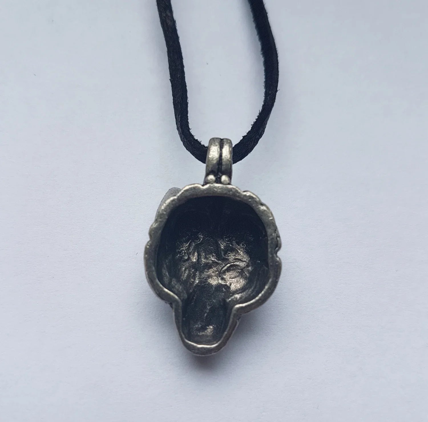 Wikingerwolf Fenrir Loki versilbert Zinn Schmuck Anhänger Vikings celtic