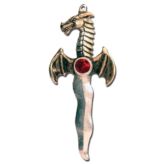 DRACHEN-ATHAME Anhänger Schmuck 65x28mm
