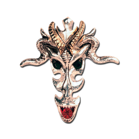 DRACHENSCHÄDEL Anhänger Schmuck 44x46mm