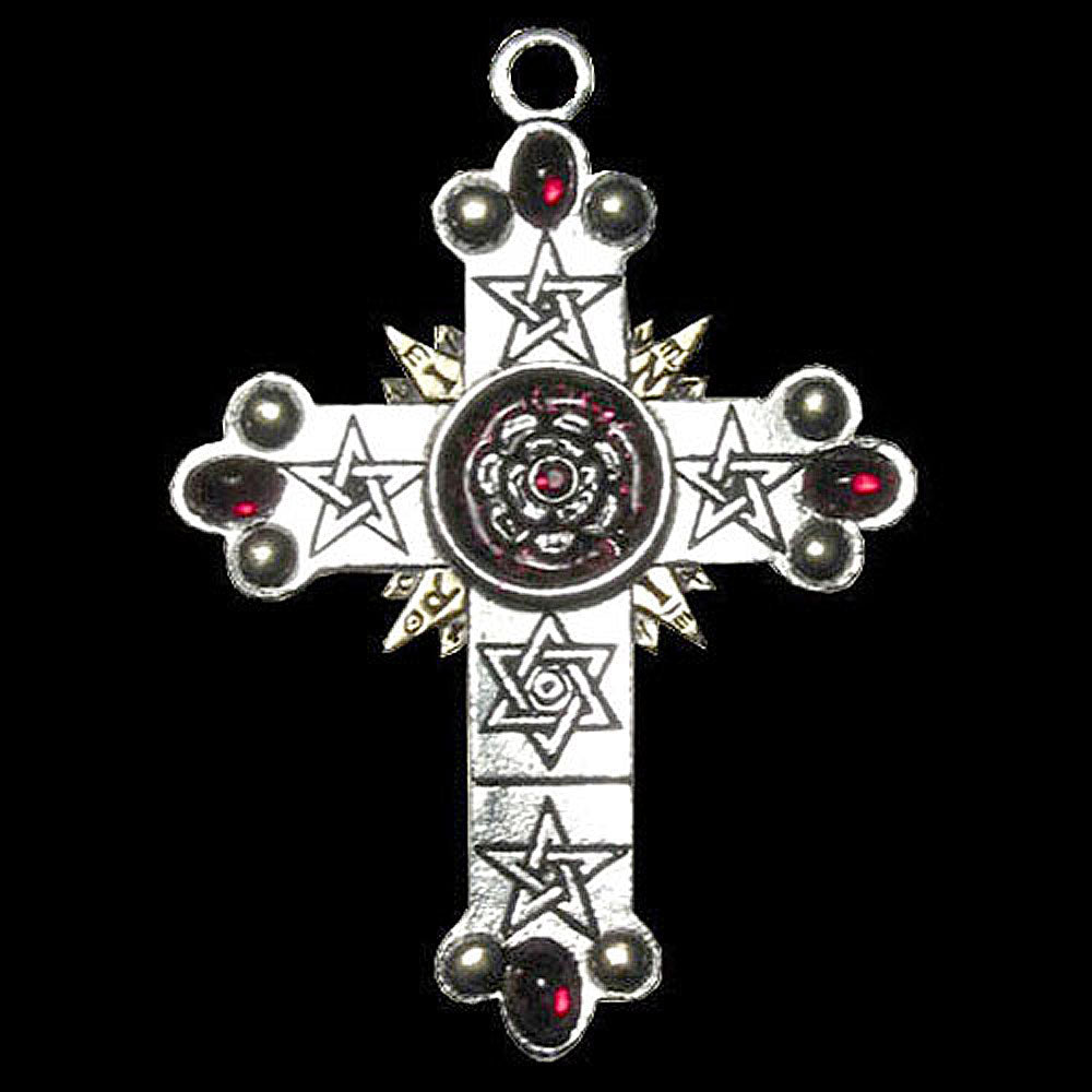 DAS ROSENKREUZ Anhänger Schmuck - Kreuze - 48x68mm