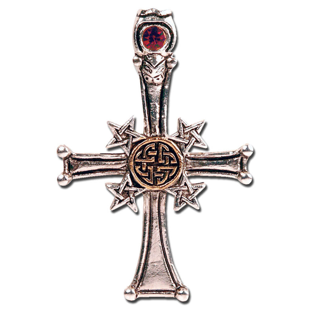 KELTISCHES PENTKREUZ Anhänger Schmuck - Kreuze - 50x34mm