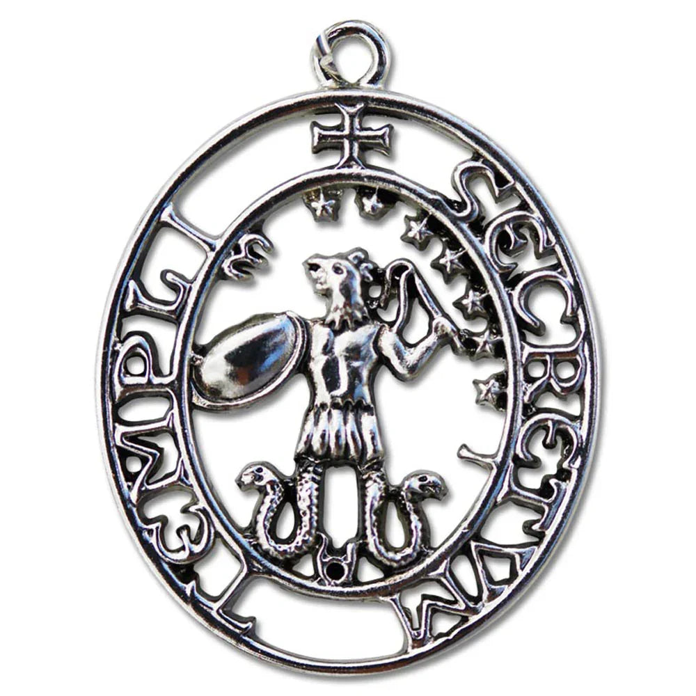 Siegel des Abraxas Anhänger Schmuck - Ankh , Mittelalter - 30x35mm