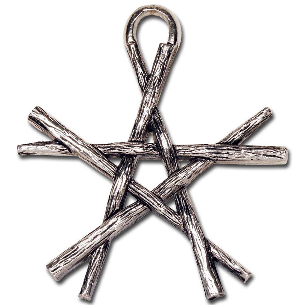 PENTAGRAMM DER ZAUBERSTÄBE Schmuck Anhänger - Pentagramm - 40x40mm + Kette