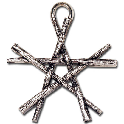 PENTAGRAMM DER ZAUBERSTÄBE Schmuck Anhänger - Pentagramm - 40x40mm + Kette