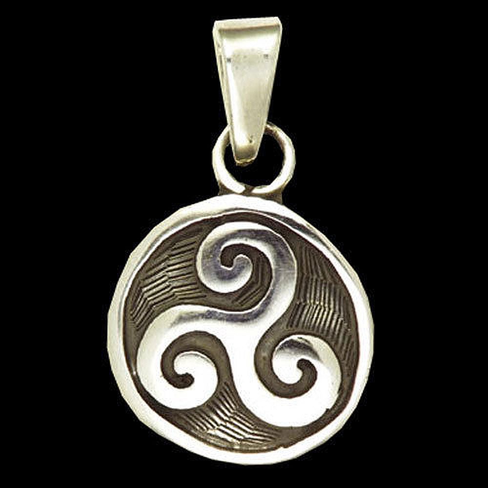 Triskele  Schmuck Anhänger 925er Silber - Triskel - 34x34 mm