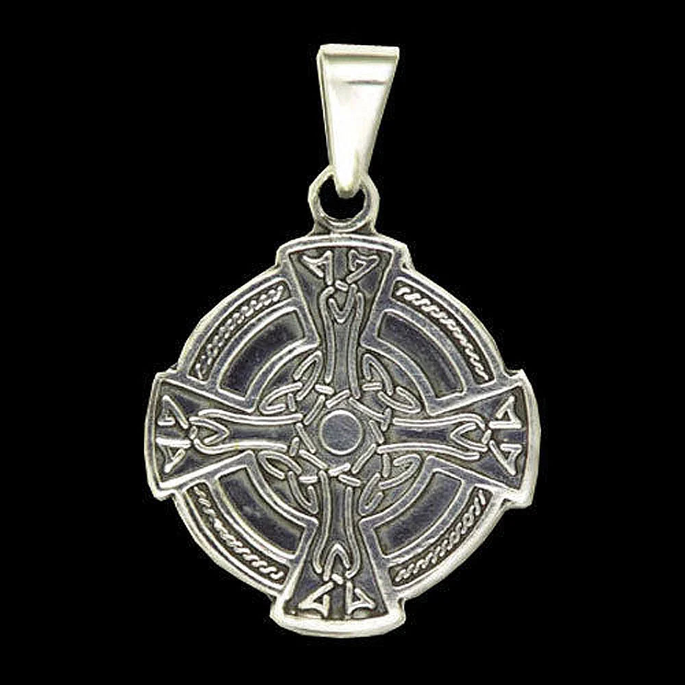 keltisches Knoten-Kreuz Schmuck Anhänger 925er Silber - Kreuze - 27 mm Durchmesser