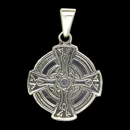 keltisches Knoten-Kreuz Schmuck Anhänger 925er Silber - Kreuze - 27 mm Durchmesser