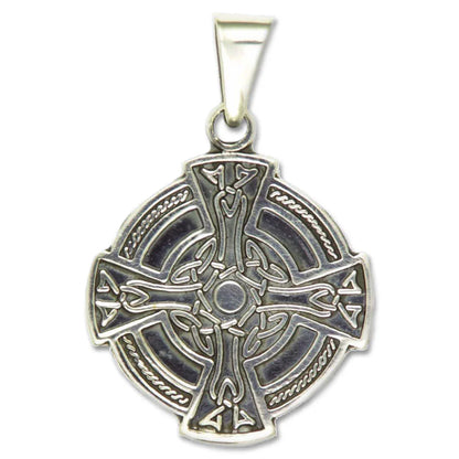 keltisches Knoten-Kreuz Schmuck Anhänger 925er Silber - Kreuze - 27 mm Durchmesser