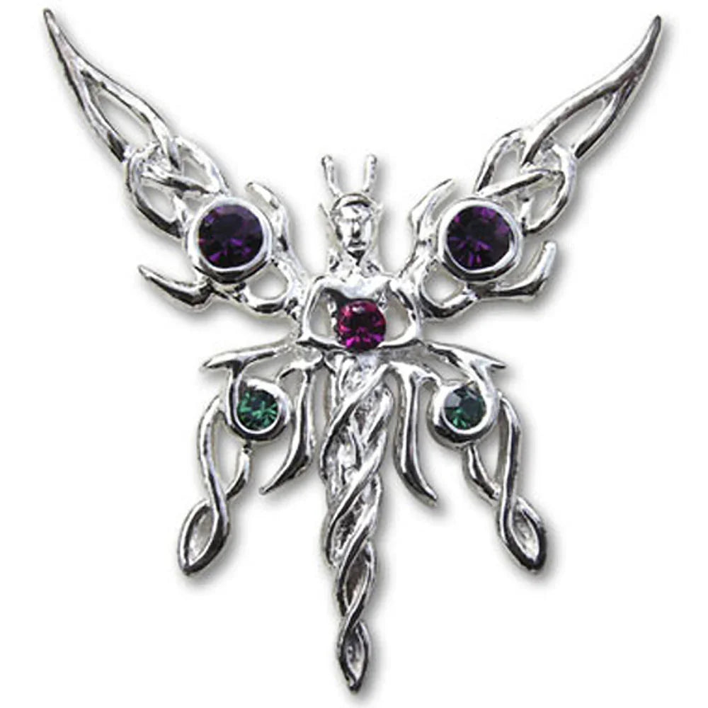 Kalea Solana Anhänger + Kette 925er Silber - Fantasie - 32x32mm
