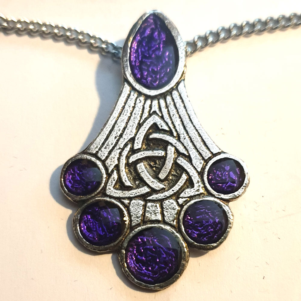Venus und Mars Triquettra groß Amulett 925er Silber Talisman: 37 mm