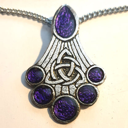 Venus und Mars Triquettra groß Amulett 925er Silber Talisman: 37 mm