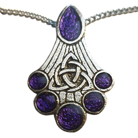 Venus und Mars Triquettra groß Amulett 925er Silber Talisman: 37 mm