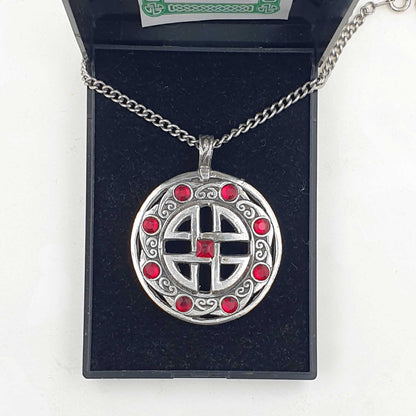 Schildknoten groß Amulett  Thor Schutzsymbol 925er Silber Talisman: 37 mm
