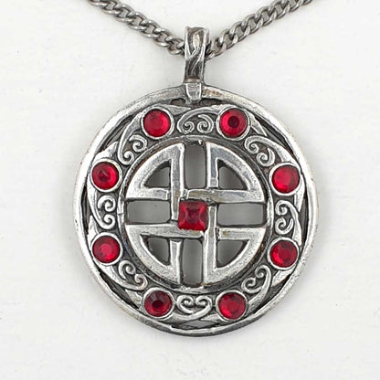 Schildknoten groß Amulett  Thor Schutzsymbol 925er Silber Talisman: 37 mm