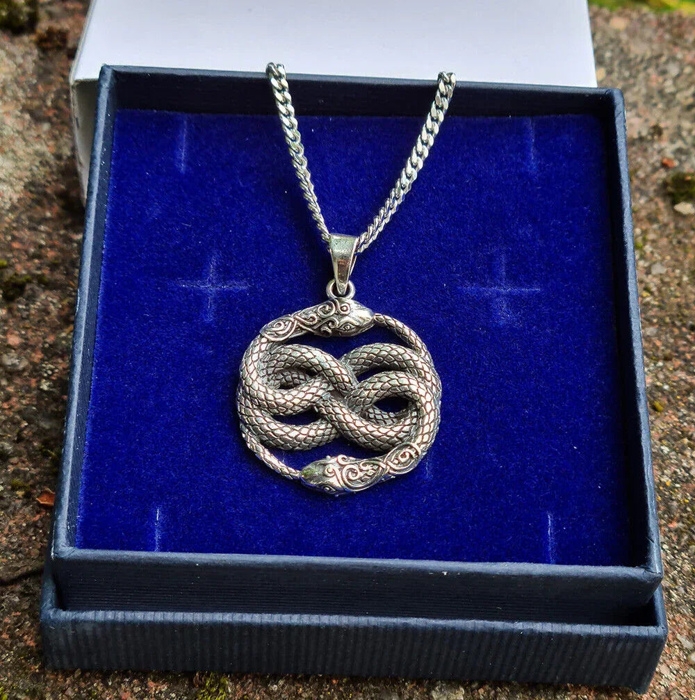 Auryn Aurin Anhänger 925 Silber + Kette Atreyu Unendliche Geschichte