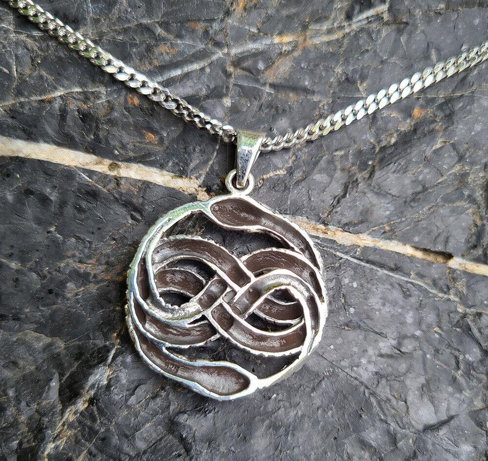 Auryn Aurin Anhänger 925 Silber + Kette Atreyu Unendliche Geschichte