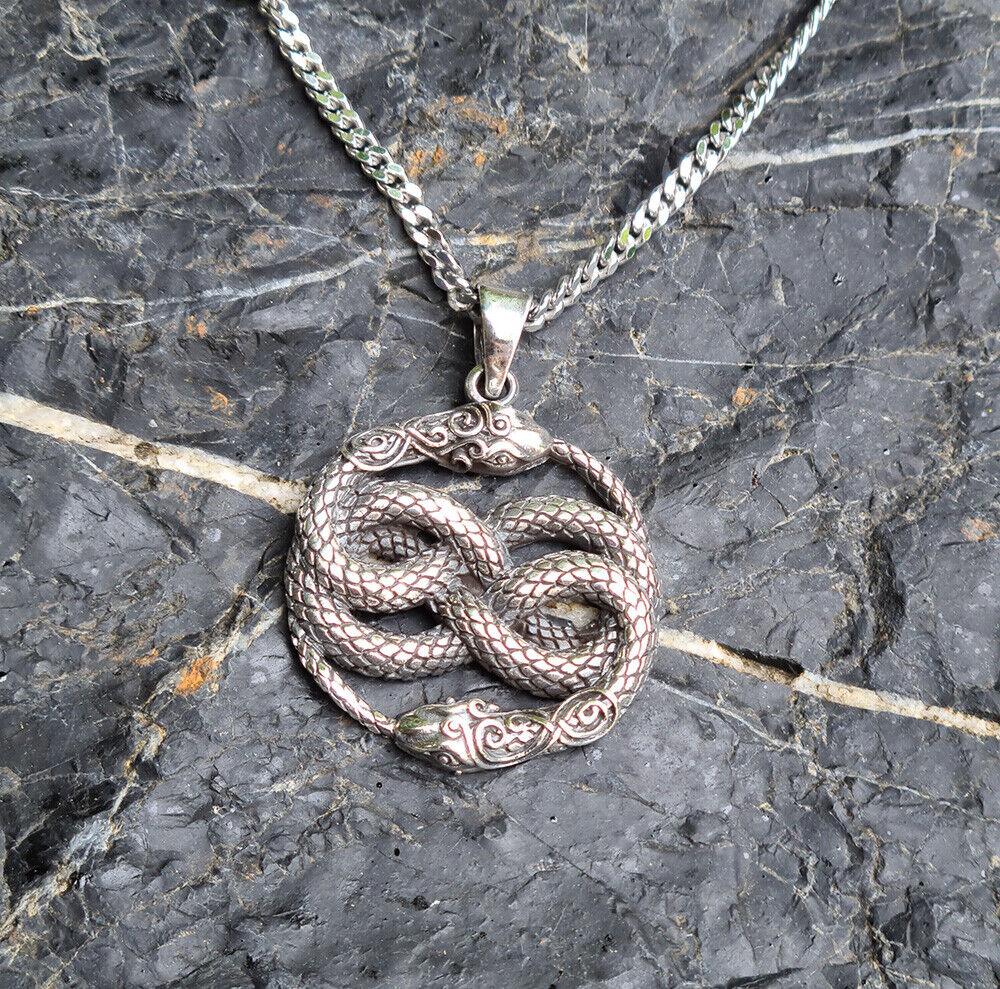 Auryn Aurin Anhänger 925 Silber + Kette Atreyu Unendliche Geschichte