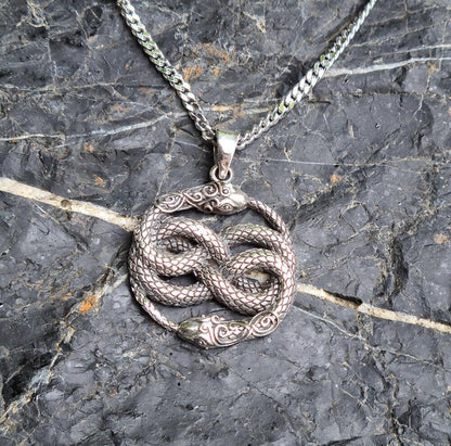 Auryn Aurin Anhänger 925 Silber + Kette Atreyu Unendliche Geschichte