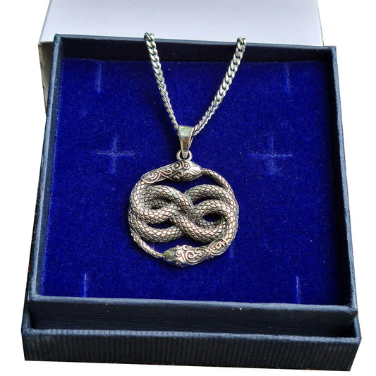 Auryn Aurin Anhänger 925 Silber + Kette Atreyu Unendliche Geschichte