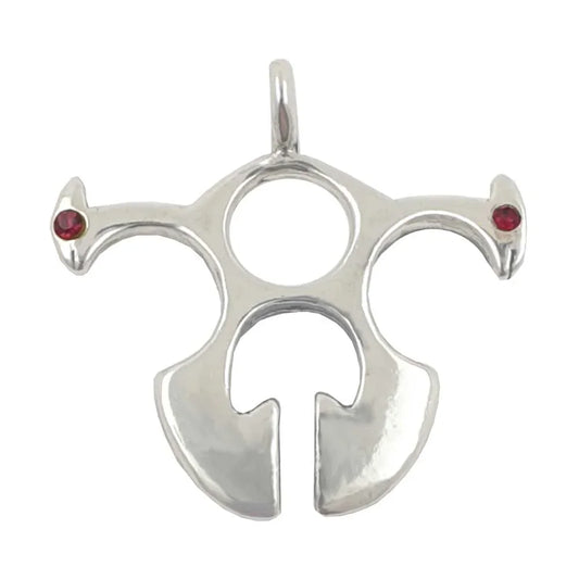 Tribal Schmuck Anhänger 925er Silber 27x27mm