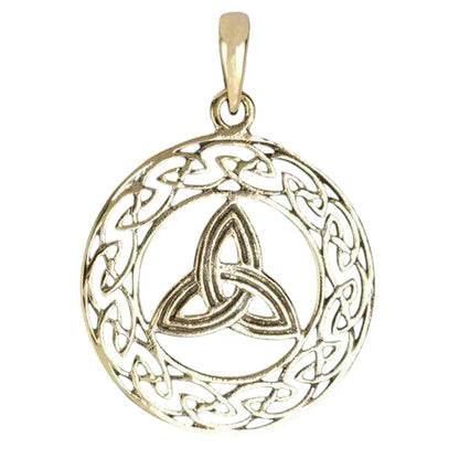 Bronzeanhänger Keltischer Knoten Schmuck - Keltische Knoten , Durchmesser 27mm