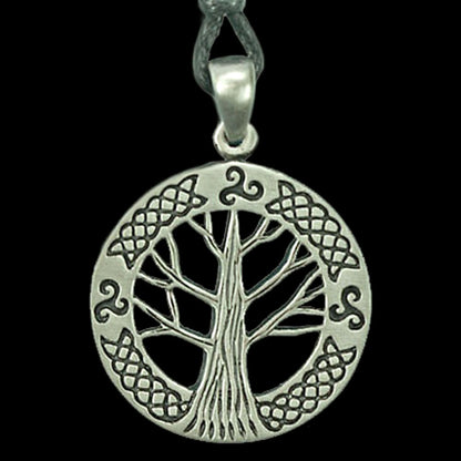 Lebensbaumamulett Schmuck Anhänger Zinn - Lebensbaum - Durchmssser von ca.30 mm