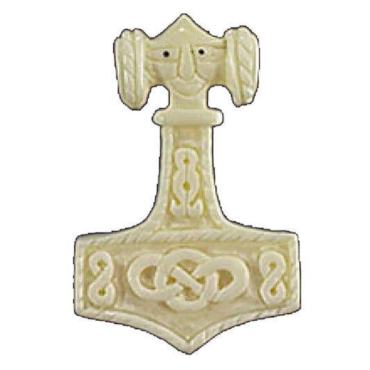 Thorhammer  Knochen Anhänger Schmuck Wikinger Viking