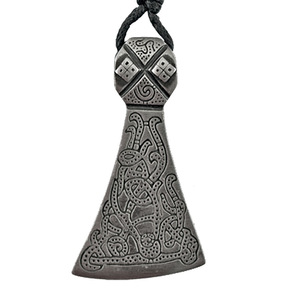 Axtamulett Schmuck Anhänger Zinn - Waffen - 30x55mm