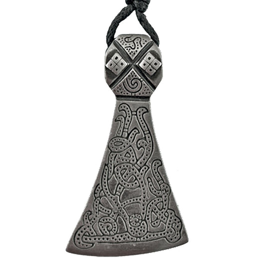 Axtamulett Schmuck Anhänger Zinn - Waffen - 30x55mm
