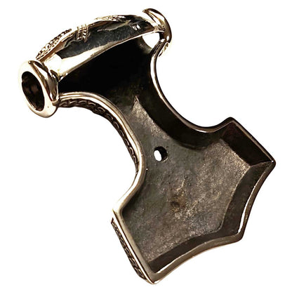 Schonenhammer Anhänger 925er Silber - Thorhammer - 40x 50mm