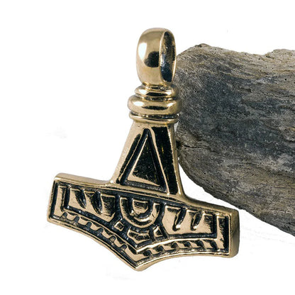 Thorhammer Schmuck Anhänger Bronze - Thorhammer - 32x26mm