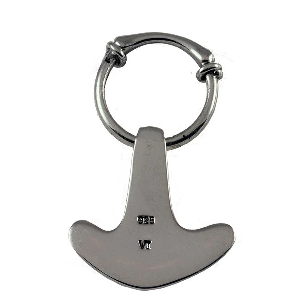 Thors Hammer Schmuck Anhänger 925er Silber - Thorhammer - 37x24mm inklusive Ring