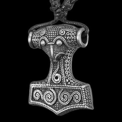 Schonenhammer Schmuck Anhänger Zinn - Thorhammer - 40x50mm