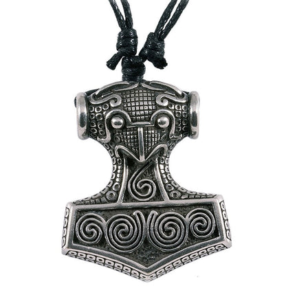 Schonenhammer Schmuck Anhänger Zinn - Thorhammer - 40x50mm