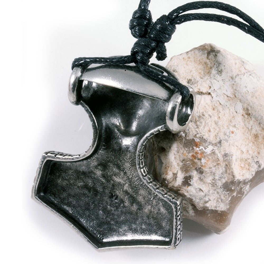 Schonenhammer Schmuck Anhänger Zinn - Thorhammer - 40x50mm