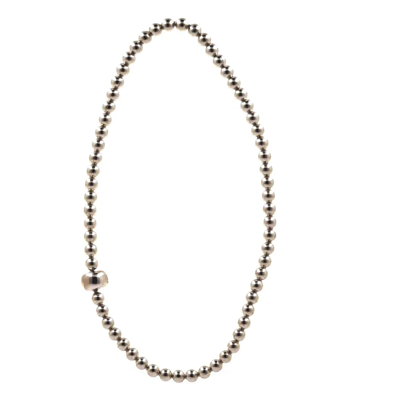 Armband 925er Silber 19cm Kugelkette Armkette