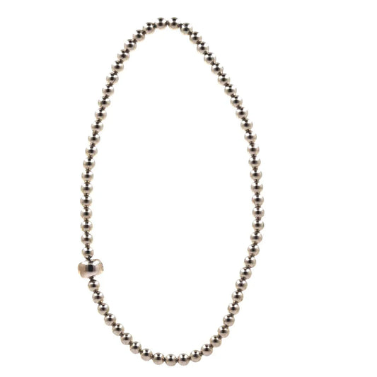 Armband 925er Silber 19cm Kugelkette Armkette