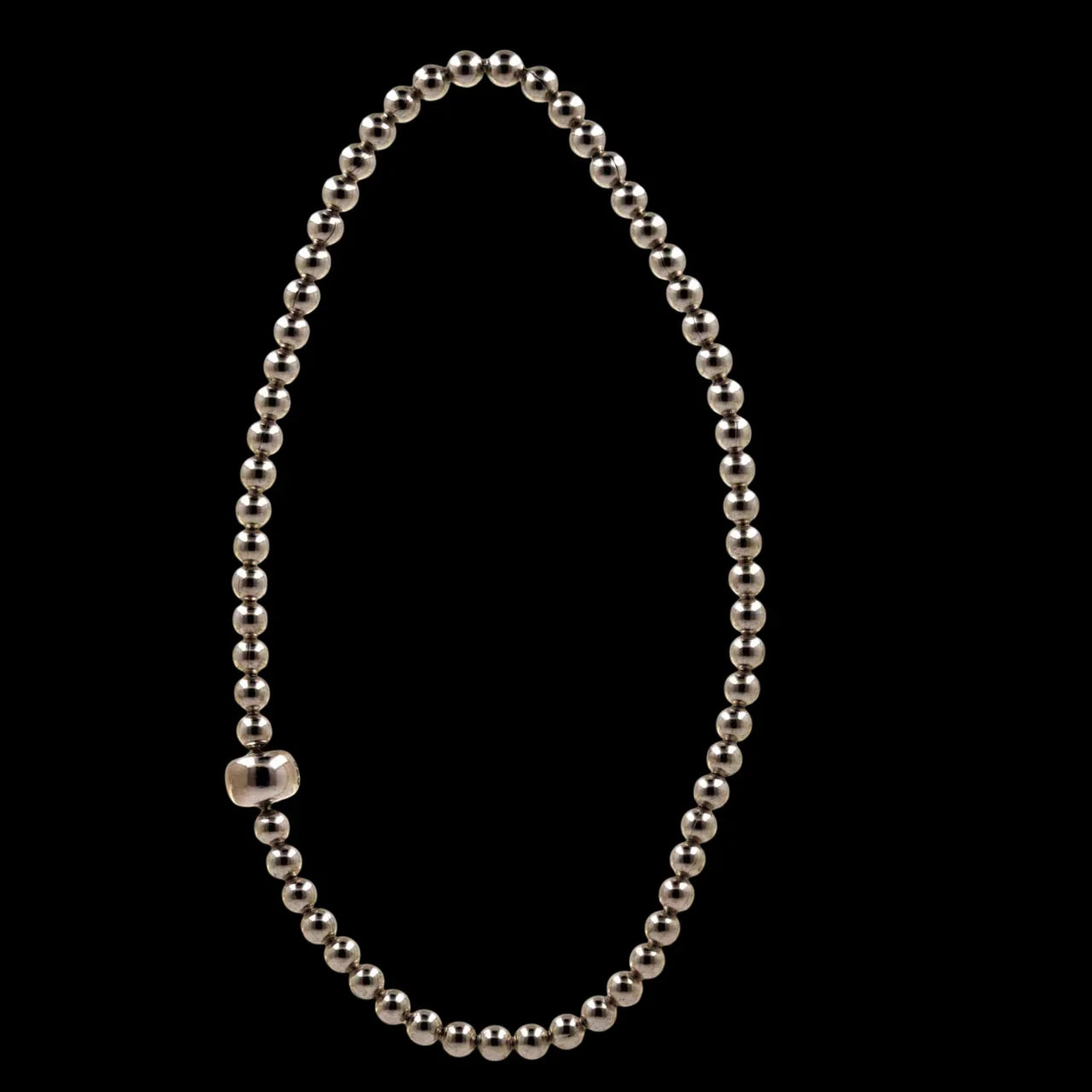 Armband 925er Silber 19cm Kugelkette Armkette
