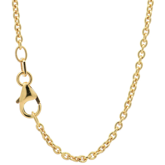 Goldkette Ankerkette rund Halskette Breite 1,9 mm - 333 - 8 Karat Gold