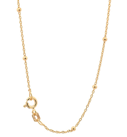 Goldkette Ankerkette mit Kügelchen Halskette 1,1 mm 333-8 Karat Gold