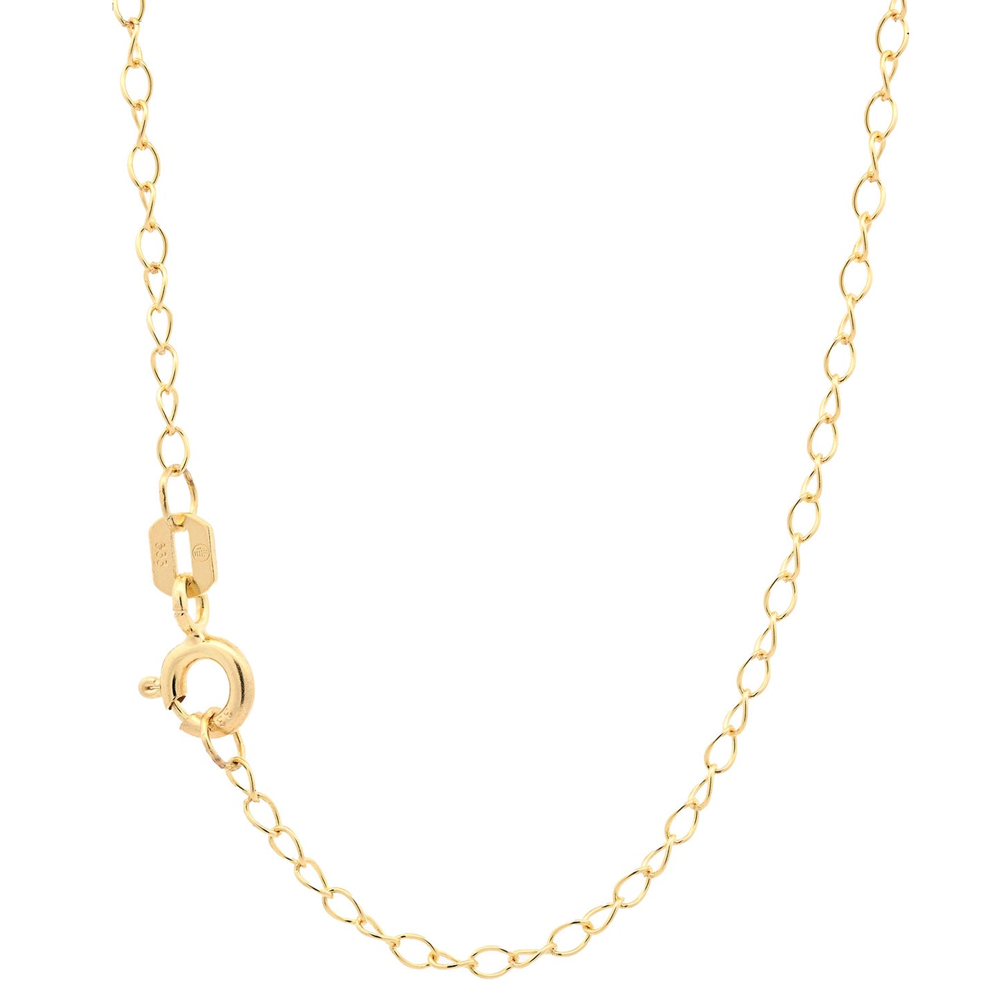 Goldkette Ankerkette weit gedreht Halskette 1,6 mm 333-8 Karat Gold