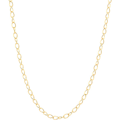 Goldkette Ankerkette weit gedreht Halskette 1,6 mm 333-8 Karat Gold