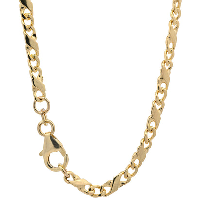 Goldkette Dollarkette Halskette Breite 3,2 mm massiv 333-8 Karat Gold