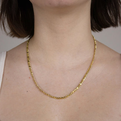 Goldkette Dollarkette Halskette Breite 3,2 mm massiv 333-8 Karat Gold