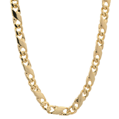 Goldkette Dollarkette Halskette Breite 4,0 mm massiv 333-8 Karat Gold
