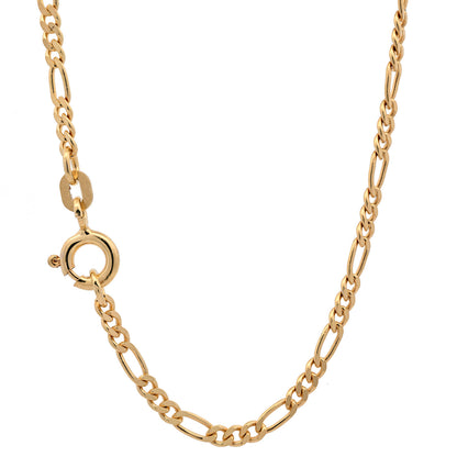 Goldkette Figarokette Halskette Breite 1,8 mm massiv 333- 8 Karat Gold