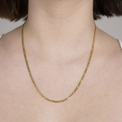 Goldkette Figarokette Halskette Breite 1,8 mm massiv 333- 8 Karat Gold